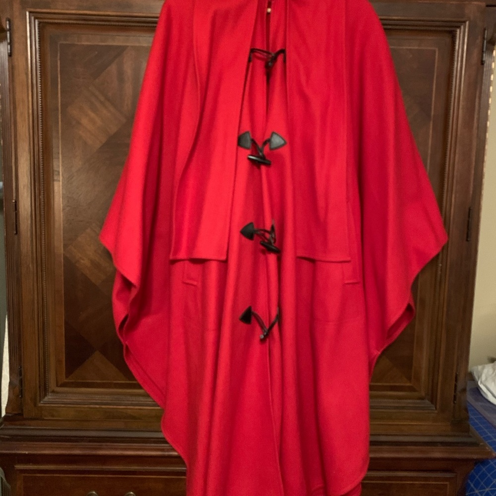 Mackintosh of New England Vintage wool poncho
